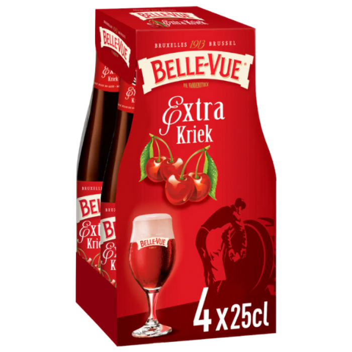 F.BELLE-VUE KRIEK EXTRA 6X(4X25CL) C°