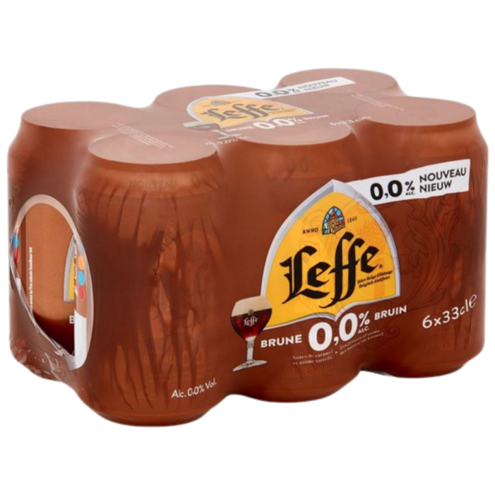 F.LEFFE BRUIN 0%  BLIK 4X(6X33CL) C°
