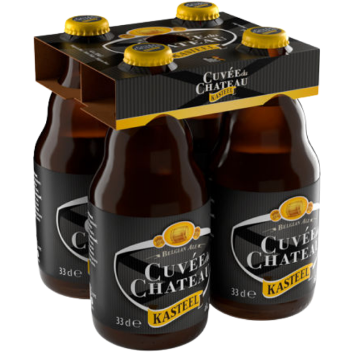 F.KASTEELBIER CUVEE DU CHATEAU 6X(4X33CL) CLIP