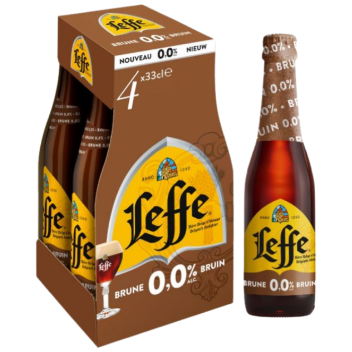 F.LEFFE BRUIN 0% 6X(4X33CL) C°