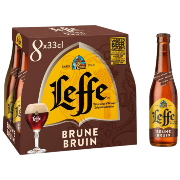 F.LEFFE BRUIN 3X(8X33CL)