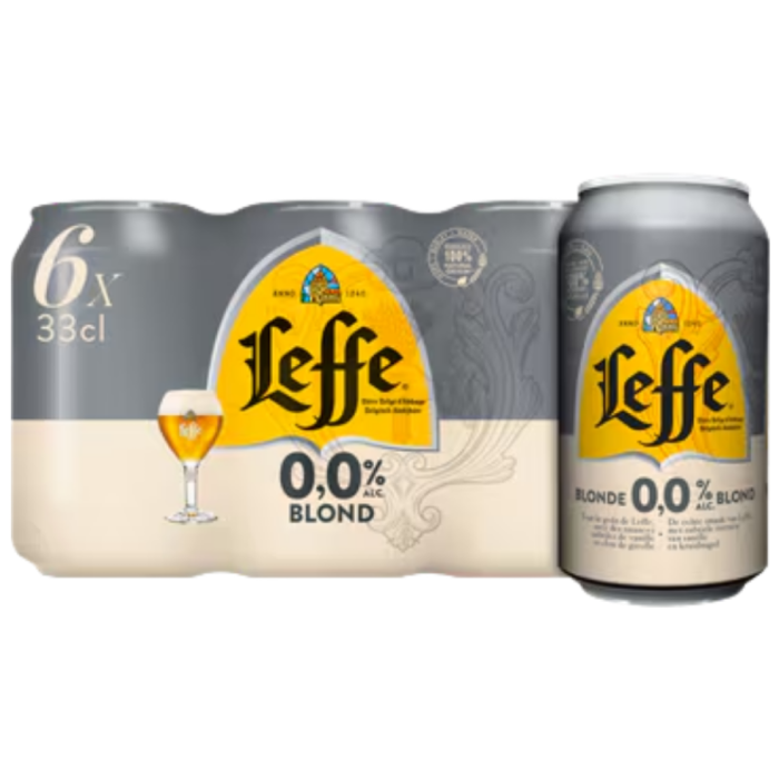 F.LEFFE BLOND 0.0% BLIK 4X(6X33CL) C°