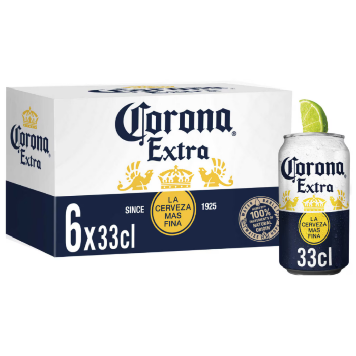 B.CORONA EXTRA 4X(6X33CL) BLIK
