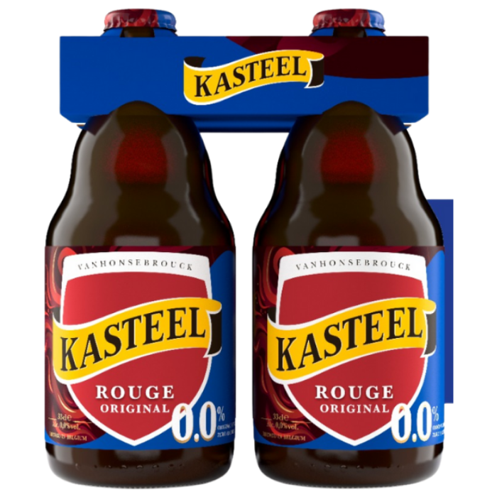 F.KASTEELB.ROUGE 0.0% 6X(4X33CL) CLIP C°