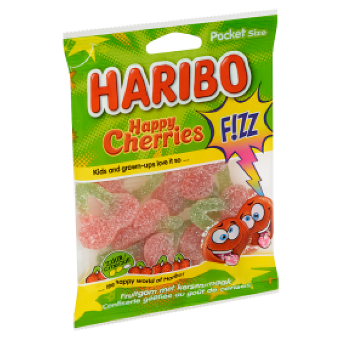Z.HARIBO HAPPY CHERRIES FIZZ 28X70GR