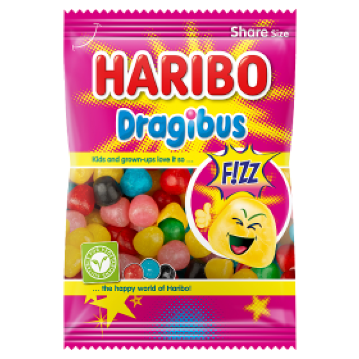 Z.HARIBO DRAGIBUS FIZZ 12X200GR C°