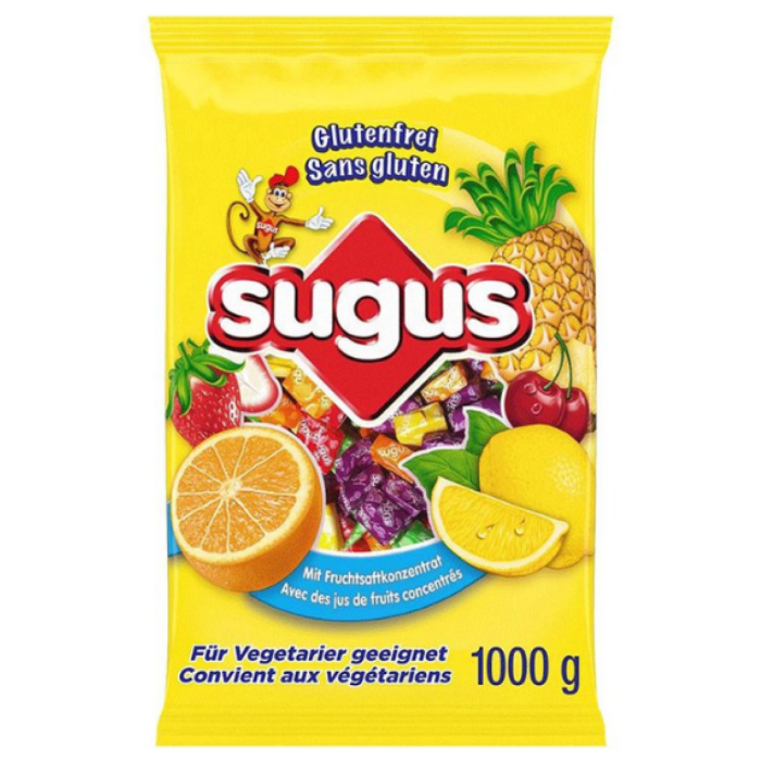 Z.SUGUS FRUIT GLUTENVRIJ 8X1KG