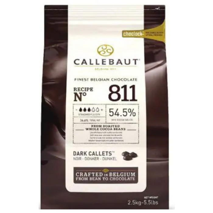 S.CALLEBAUT CALLETS PUUR 811 2.5KG