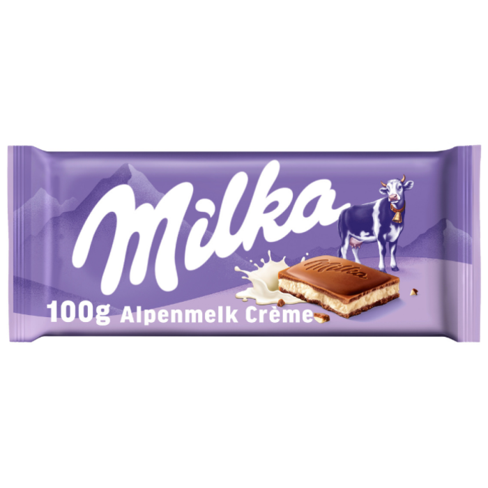 T.MILKA ALPENMELK 22X100GR