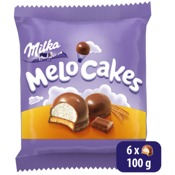 P.MILKA MELOCAKES 6ST 12X100GR