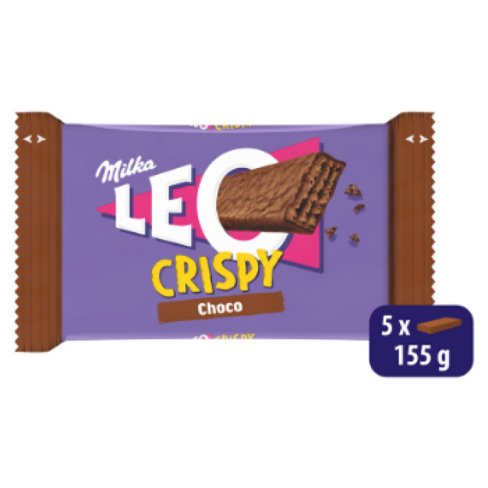 P.MILKA LEO CRISPY CHOCO 16X(5X31GR)