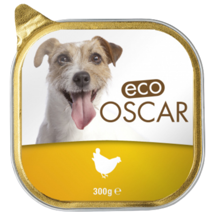 P.ECO OSCAR ALU HOND GEVOGELTE 18X300GR