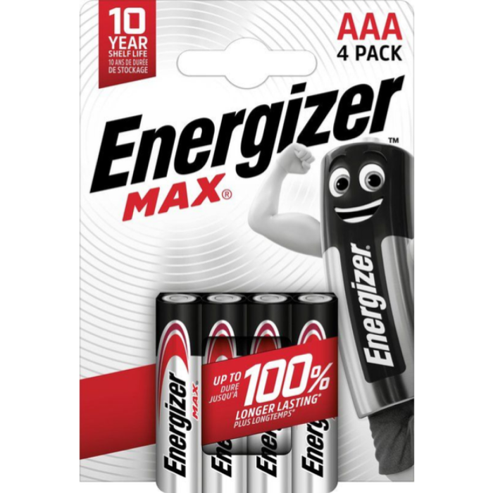 S.ENERGIZER AAA ALKALINE POWER 12X4ST