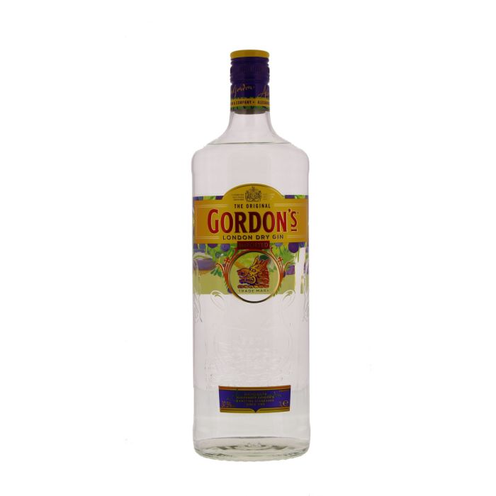 F.GORDON'S DRY GIN 37.5* 6X1L