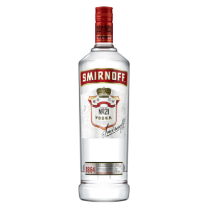 F.VODKA SMIRNOFF 37.5* 6X1L