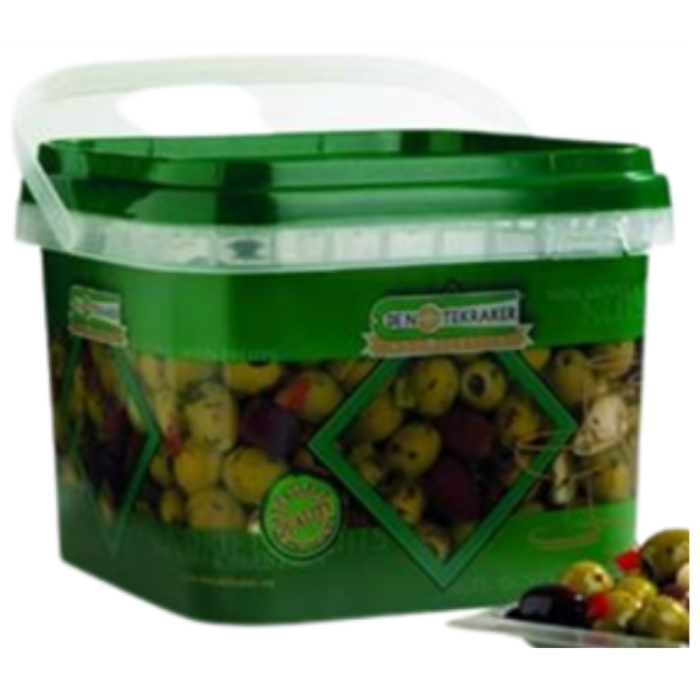 C.NOTENKRAKER ONTPITTE OLIJVEN PROVENCALE 2KG