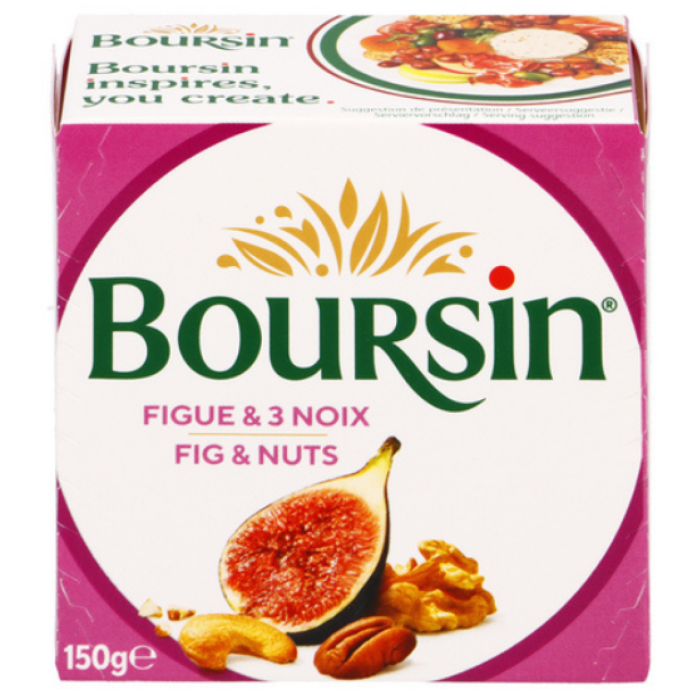 BOURSIN VIJGEN-NOTEN 12X150GR R