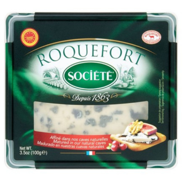 ROQUEFORT SOCIETE TRANCHE 10X100GR