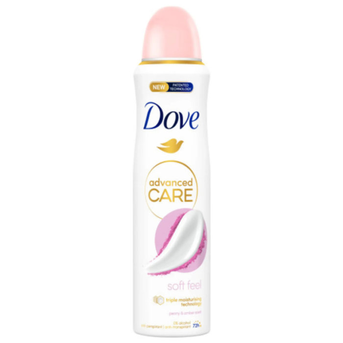 F.DOVE DEO SPRAY SOFT FEEL 6X150ML A