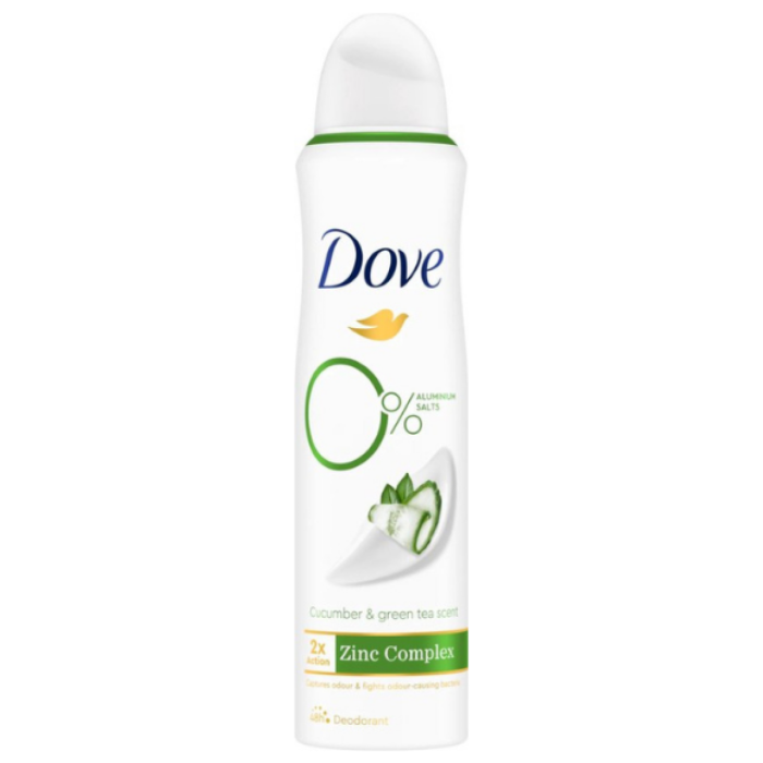 F.DOVE DEO SPR.CUCUMBER&TEA 0% 6X150ML A